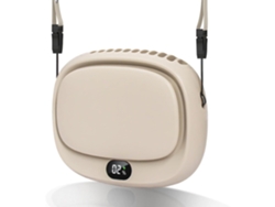 Ventilador De Cuello Portátil, Mini Ventilador Portátil, Recargable Por Usb, 5 Velocidades De Viento Ajustables