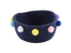 Cesta de lavandería de gran capacidad Aiailikill, organizador de ropa y juguetes para niños (azul)