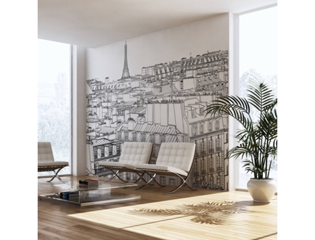 Papel de Pared ARTGEIST Sketchbook Parisiense (450x270 cm)