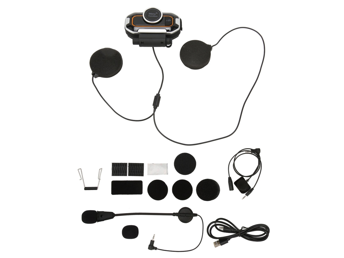 Auriculares Inalámbricos Bluetooth Para Casco Con Micrófono Estéreo Con Cancelación De Ruido Y Respuesta Automática, Para Motocicleta.