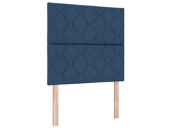 Cabecero con Cabecero Azul 100 cm Piel Sintética EXCLUSIVA MAISON