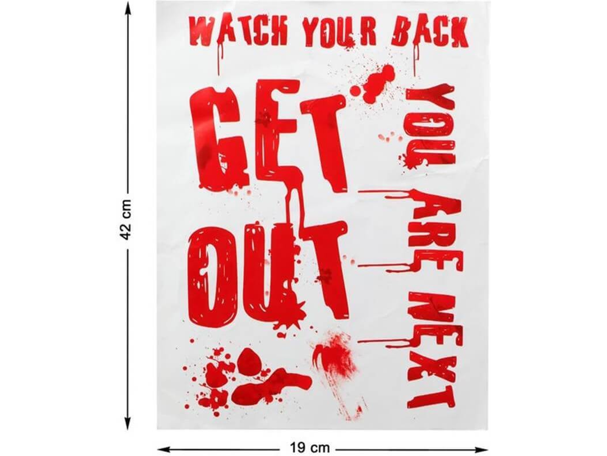 Kit DISFRAZZES Adhesivas Sangre (Halloween - 42 x 19 cm)