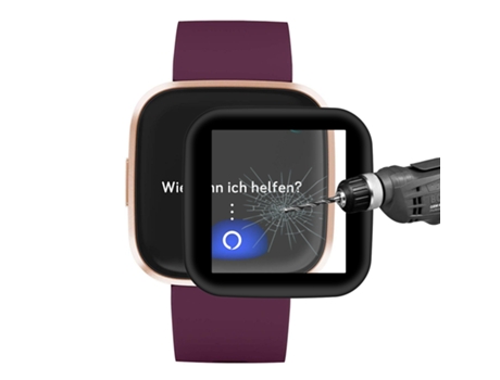 Fitbit Versa 2 (2019) ENKAY Hat-prince 3D Borde de pantalla completa TPU suave + Película protectora de pantalla de vidrio suave HD