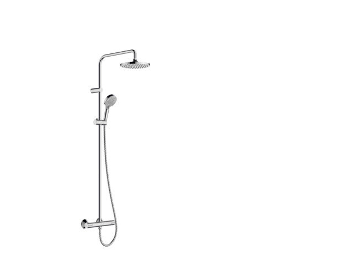 Sistema de ducha HANSGROHE Vernis Blend 200, 1jet, con termostato, EcoSmart, 26089, Color: cromado
