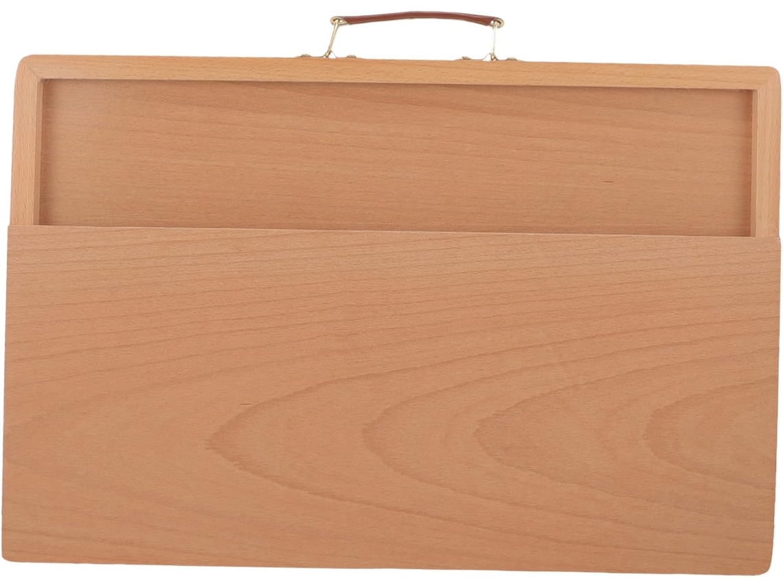 Tablero De Dibujo De Madera Para Artistas, Tablero De Pintura Portátil Con Mango Cómodo.