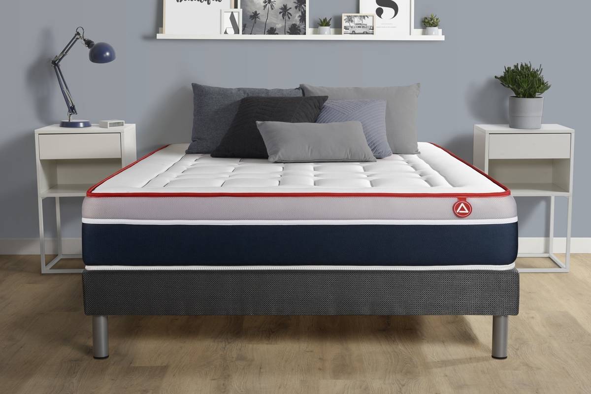 Conjunto de Somier + Colchón VITALIT Vital Soft (150x200 cm - Espuma Viscoelástica)