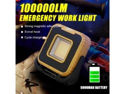 Linterna LED portátil superbrillante Viewleaf de 10 000 lm con luz magnética recargable, ideal para búsquedas y emergencias.
