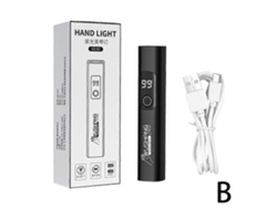 Máquina Secadora de Unhas Uv Recarregável Portátil com Lâmpada Led para Secagem Rápida de Unhas Artísticas GOKOCO