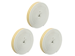 3 Piezas De Cinta Aislante Autoadhesiva Gruesa Para Puertas, Ventanas Y Garajes Con Absorción De Sonido.