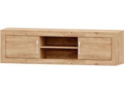 Mueble de TV MUEBLAM Niza (180x50x42 cm - Melamina - Roble y Blanco)