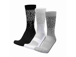 Kklv-3 Pares De Meias Desportivas Antiderrapantes Com Apoios Para Futebol, Basquetebol, Yoga, Corrida E Ciclismo