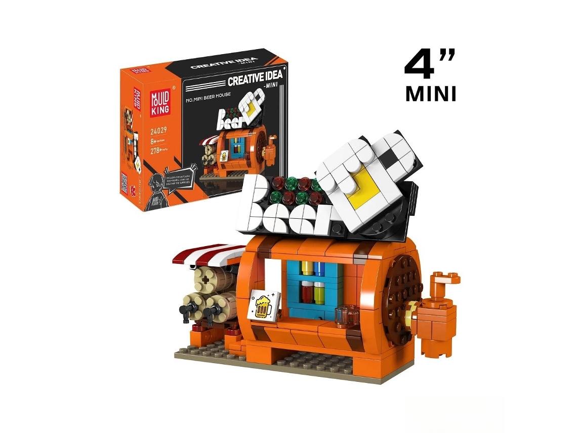 Mould King Conjunto De Construção Casa De Cerveja 24029