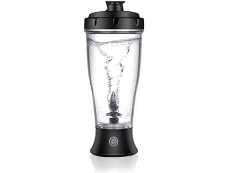 Shaker Bottle Electric Protein Shaker Bottle 350ml Taza giratoria automática Shaker Cups para batidos de proteína de café con leche (sin batería)