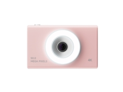Cámara Digital 4k Hd Con Zoom De 8x Y Luz De Relleno Ajustable Para Principiantes Veanxin