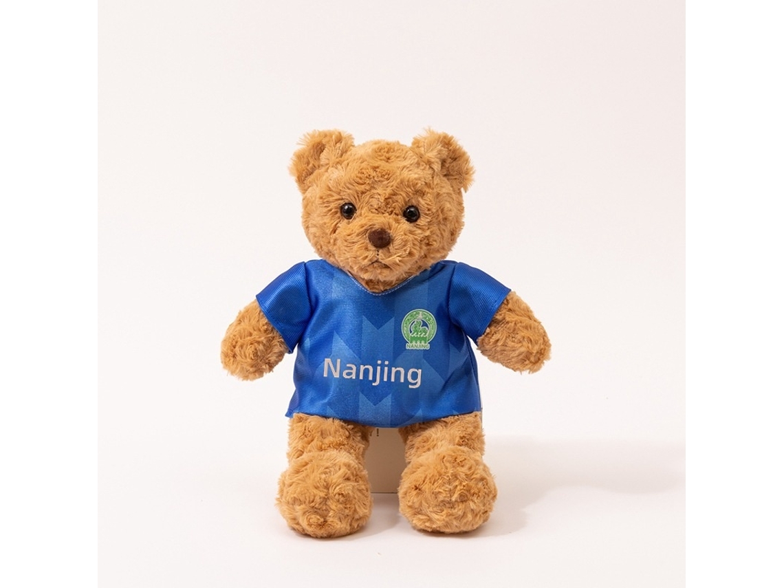 Urso de Pelúcia Suchao com Camisa de Futebol Ursinho Teddy de Decoração Shisan Taibao CHABERLU