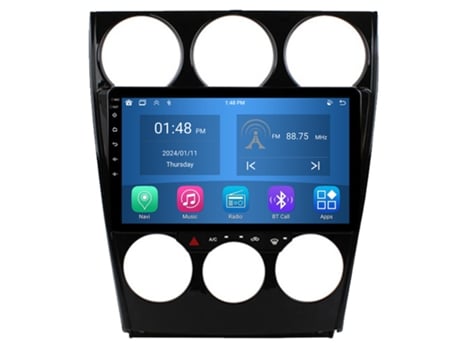 Autoradio 4GB RAM64GB ROM ROVERONE para Mazda 6 2002 - 2008 CarPlay Android Coche Radio Bluetooth Navegación