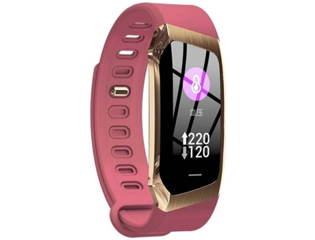 Smartwatch MDUG Monitor de Frequência Cardíaca Rosa