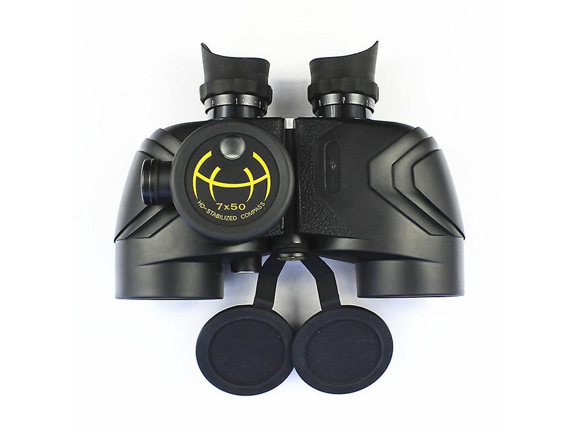 Binoculares 7x50 Telescopio Náutico IP68 Deportes de Caza de Aves al Aire Libre Negro Bestvite