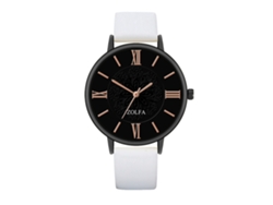 Reloj De Cuarzo Clásico Elegante Estilo Empresarial Unisex Para Parejas Regalo (blanco)