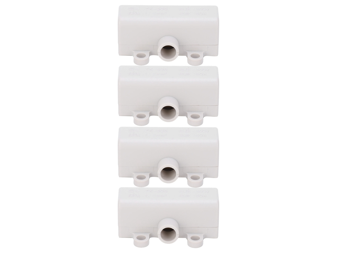 Conector En T De Alta Potencia 400v 60a 1 Entrada 4 Salidas Para Cableado Industrial 1-6mm²