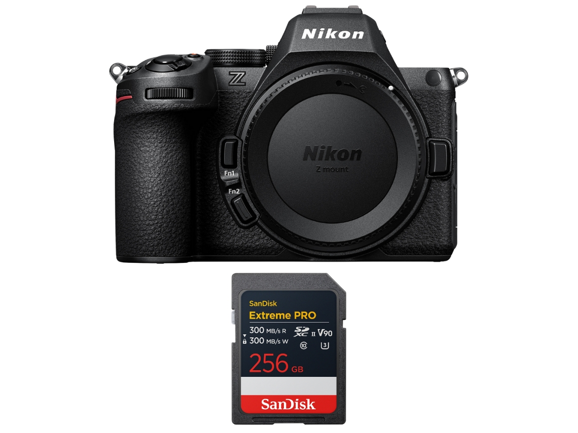 Nikon Z5 Ii + 1 Sandisk 256gb Extreme Pro Uhs-ii Sdxc + Ebook “20 Consejos Para Fotos Que Impactan”