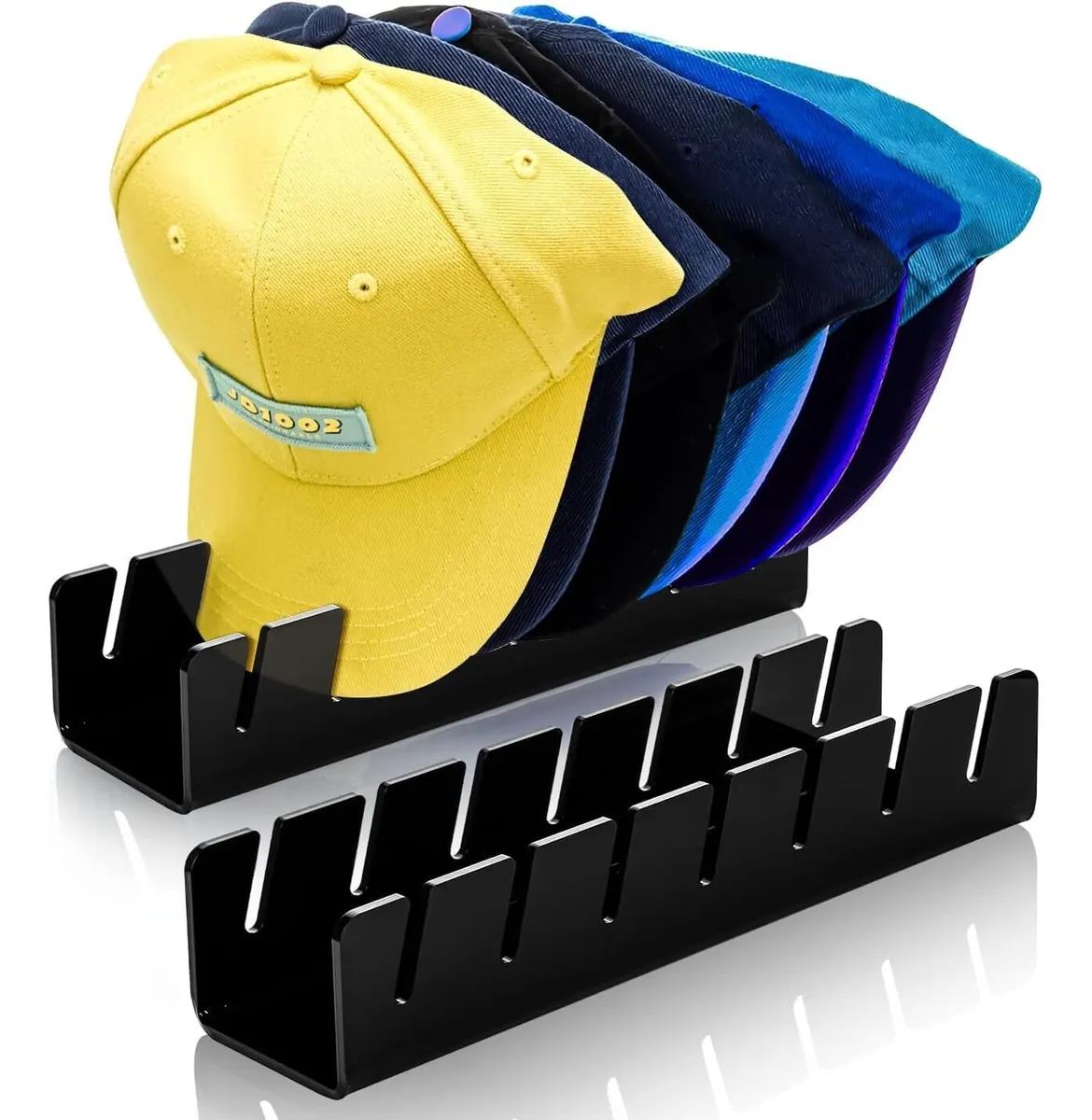 Organizador de gorras de béisbol con soporte de acrílico para sombreros vayotoy