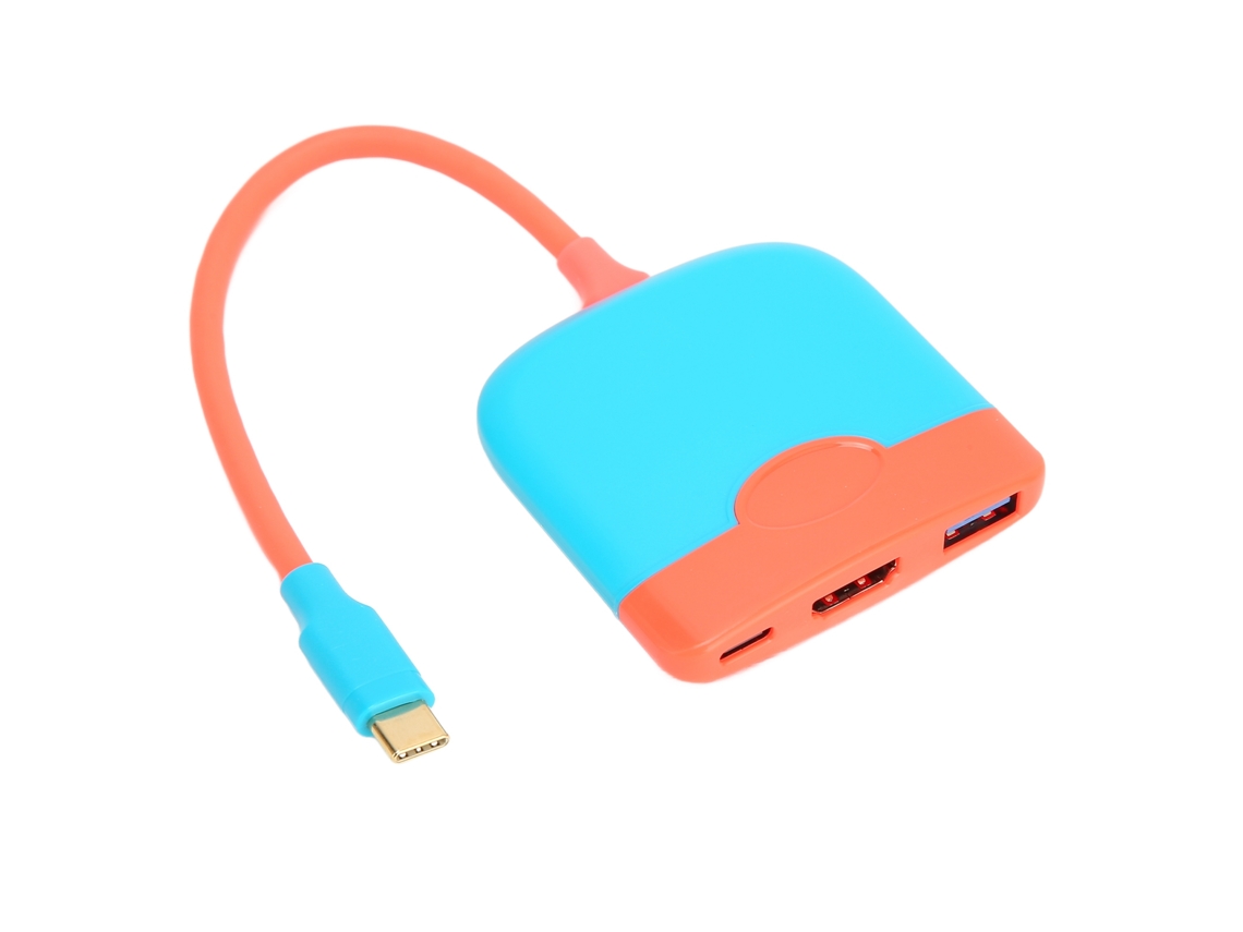 Adaptador 3 En 1 De Usb-c A Interfaz Multimedia Hd, Multipuerto Av Digital Usb-c Portátil 4k