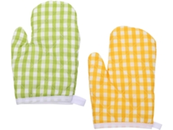Juego De 2 Manoplas Aislantes Para Microondas, De Poliéster, Resistentes Al Calor Y Lavables A Mano.