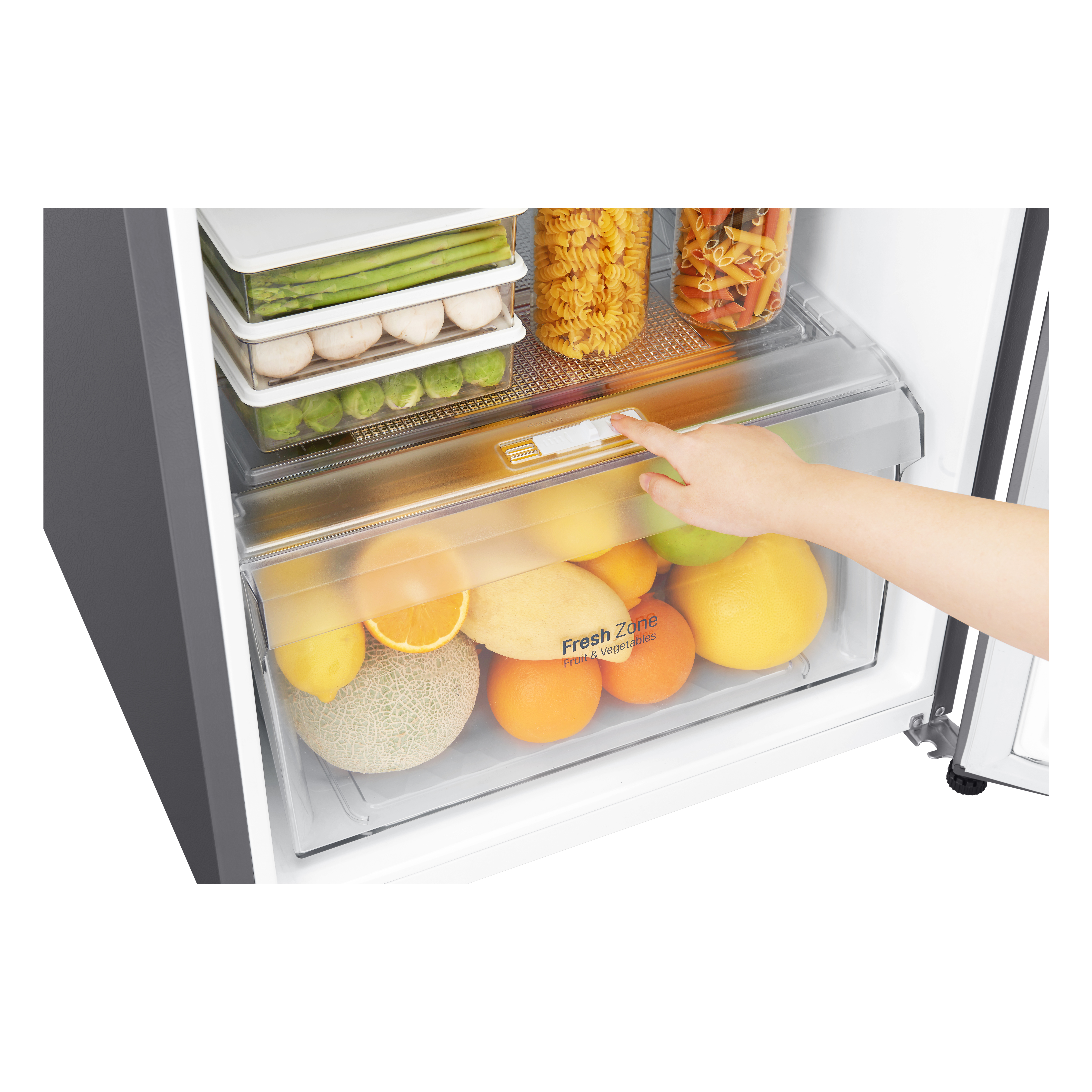 Frigorífico 2 puertas LG GTB362PZCZD (No Frost - 166.5 cm - 254 L Inox)