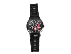 Pulsera Repelente Ultrasónica Con Pantalla De Hora, Monitorización De Temperatura Y Carga Usb - Negra