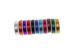 11 Rollos De Alambre Resistente Y Flexible Para Manualidades, Ideales Para Flores Artificiales, Joyería Y Otras Actividades Creativas.
