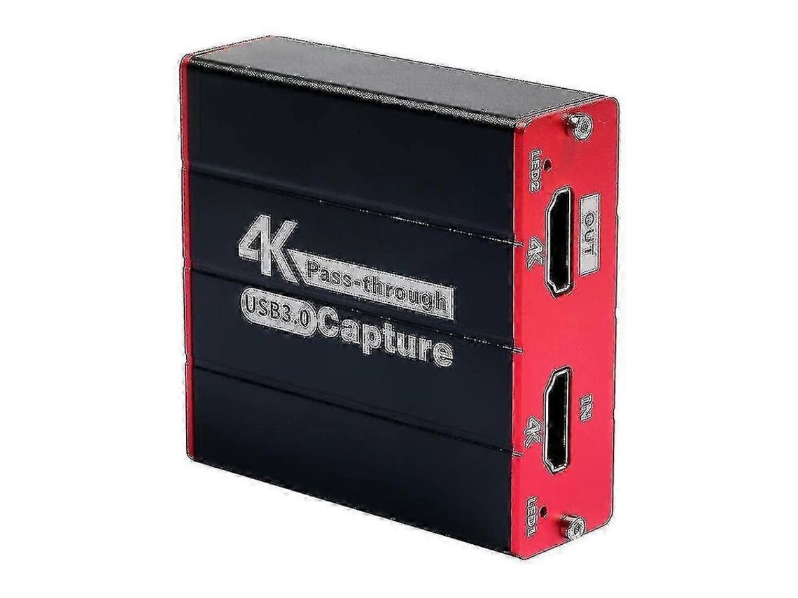 Dispositivo De Captura De Video Usb 3.0 4k, 1080p 60 Fps Hd Para Juegos, Cam Link Con Passthrough, Compatible Con Zzy