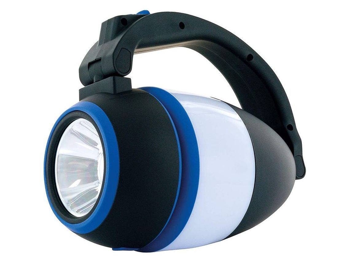 Luz De Camping Led 3 Em 1 3w Lâmpada De Mesa Lanterna Portátil Níveis De Brilho Plegável