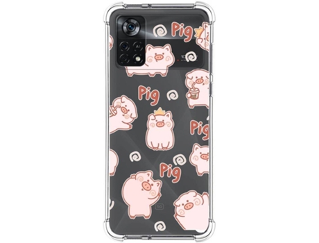 Carcasa para Xiaomi Poco X4 Pro 5G TUMUNDOSMARTPHONE Dibujos Antigolpes Cerdos Multicolor