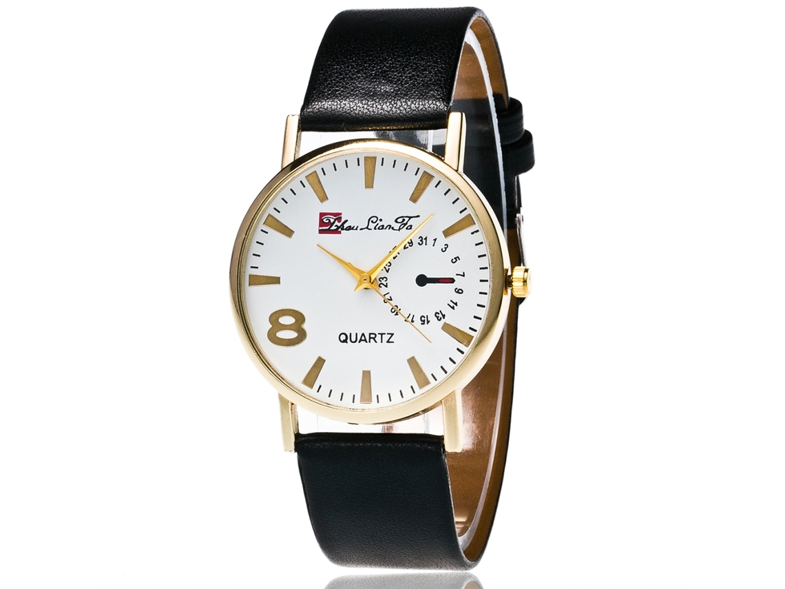 Reloj De Cuarzo Para Mujer Zhoulianfa Zlf-0077 Con Correa De Cuero: Estilo Moderno Para Negocios Y Uso Diario.