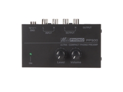 Preamplificador De Fono De Ruido Ultrabajo Con Control De Volumen Independiente Para Tocadiscos Lp, Enchufe Británico De 100-240 V.
