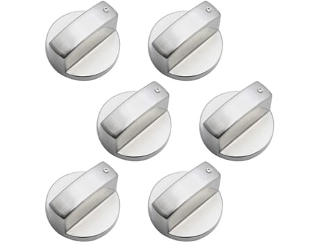 Perillas de Control universales de Metal, 6 piezas, perilla de estufa de Gas, perillas de Control universales de 6mm, perilla de estufa para estufa...