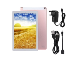 Tableta portátil HD de 10,1 pulgadas, 116 g, Wi-Fi, Bluetooth, cámara dual, color rosa dorado claro