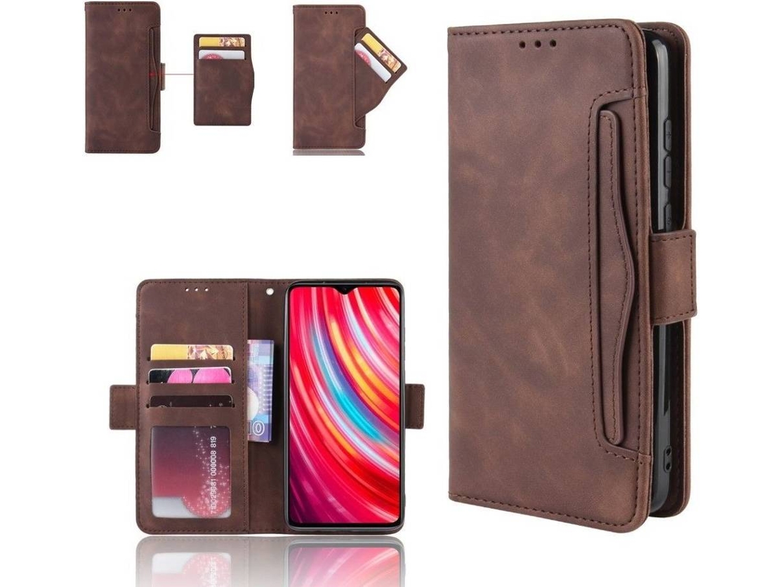 Carcasa + Protector Samsung Galaxy A71 HFS-HOUSE Cartera Marrón
