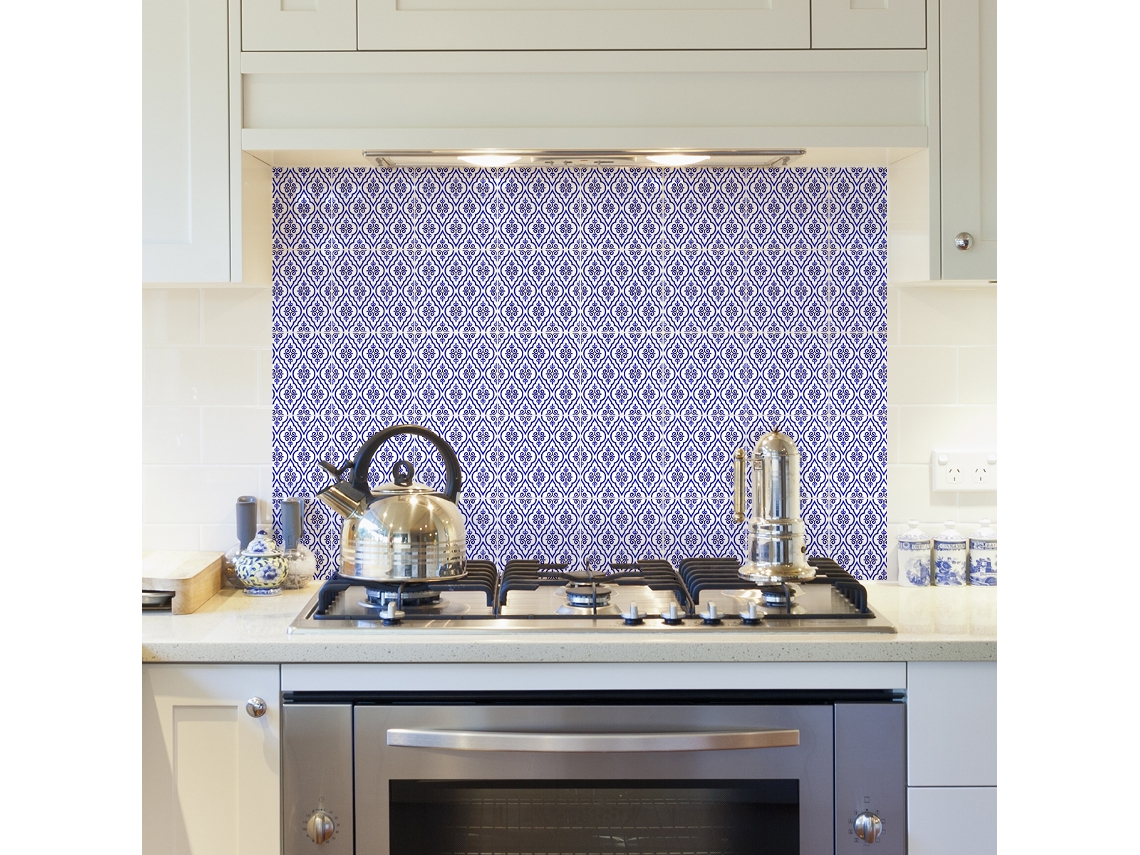 Vinilo Decorativo AMBIANCE STICKER 24 Stickers Carreaux De Ciment Oriental Nakhal - 60x90 cm