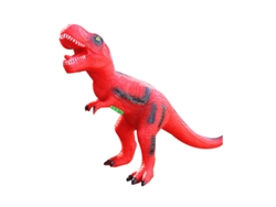 Dinosaurio Eléctrico De Juguete Con Sonido, Gran Tiranosaurio De Vinilo De Simulación Para Niños, Rojo.