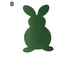 Bolsas para cubiertos con forma de conejito de Pascua, decoración de bolsas para cubiertos, portacubiertos, Nostalgia88