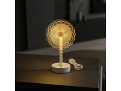 Lámpara de mesilla y luz nocturna con forma de flor, de acrílico, alimentada por USB. Estilo B CZHHMART