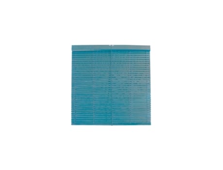 Persiana de Madera Alicantina Com Polea Metálica - Estor Enrollable para Ventanas, Puertas, Salón Azul (Pintada) 57 x 85 cm