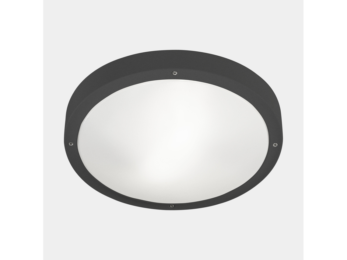 Lámparas de Techo LEDS·C4 Basic  (Gris - 15W)