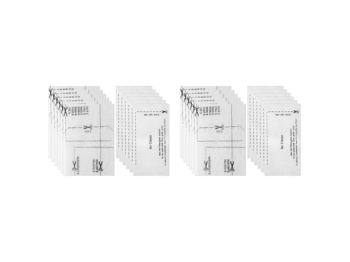 24 filtros para aspiradora Miele Complete S8340 S8360, C1 C2 C3, repuestos para filtros de escape.