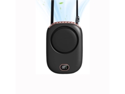 Mini Ventilador Portátil 3 En 1 Con Cordón, 12 Horas De Autonomía, 3 Niveles De Velocidad (negro)