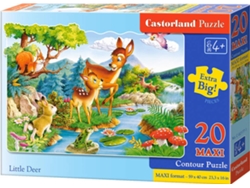 Puzzle CASTORLAND Little Deers (20 Piezas)