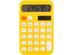 Calculadoras de bolsillo Eifson de 4 funciones, regalo para la vuelta al cole (amarillas)