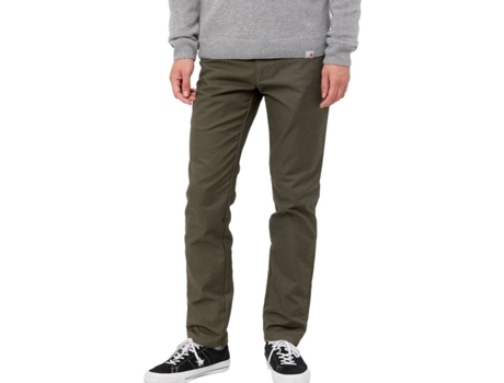 Pantalones CARHARTT Sid Algodón Mujer (30 - Verde)